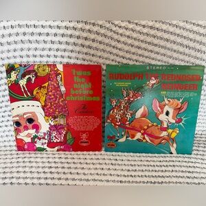 Vintage 1960s Rare Christmas Vinyls Set The Caroleer Singers Diplomat Label